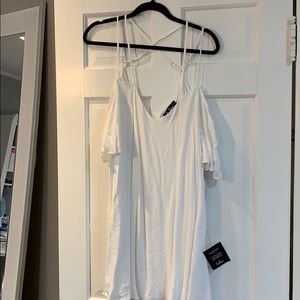 Cris -cross White Dress